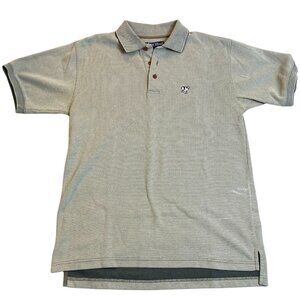 Big Dogs Mens Polo Shirt Medium Cotton Poly Blend Embroidered Dog Logo